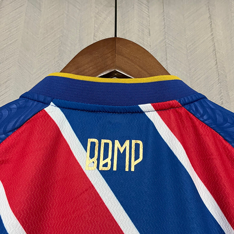 Camisa Bahia Feminina 2024 Esquadrão - Tricolor