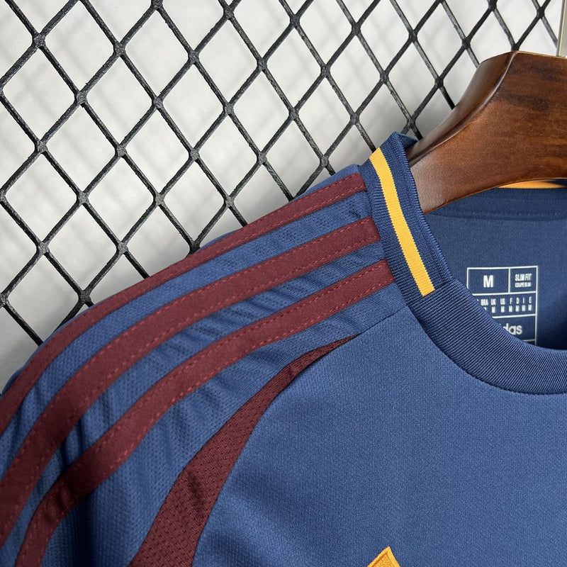 Camisa Roma 24/25 Adidas - Azul