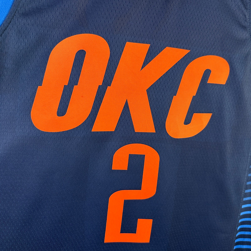 Regata Oklahoma City Thunder 2024 Masculina - Azul