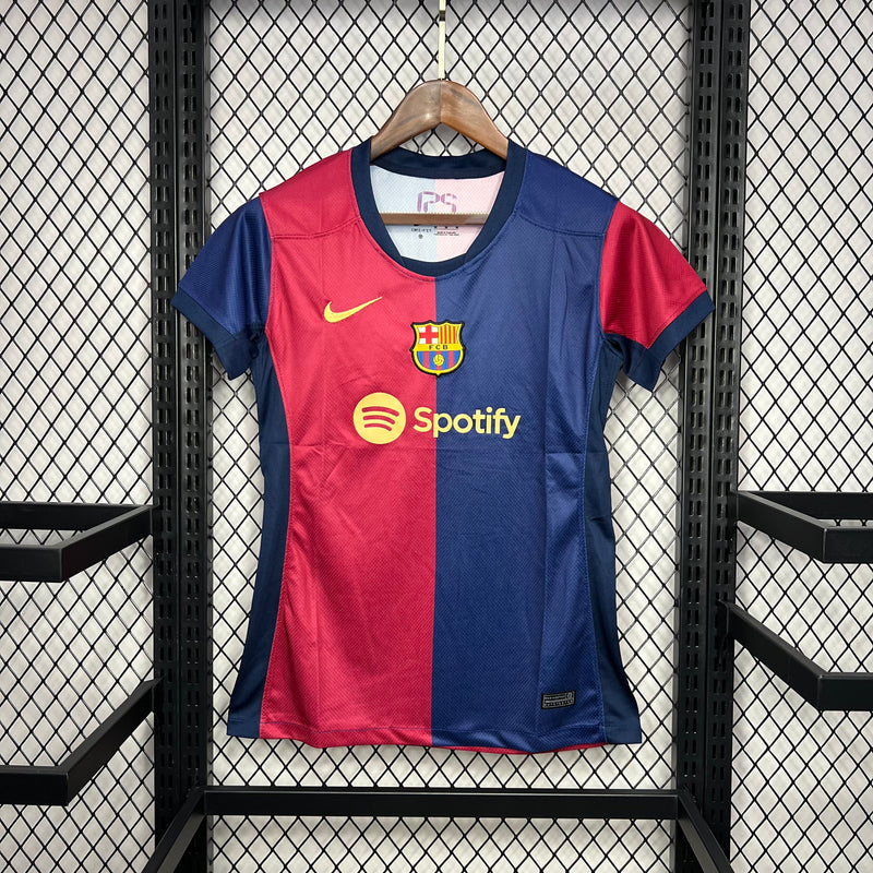 Camisa Feminina Barcelona 24/25 Nike - Grená