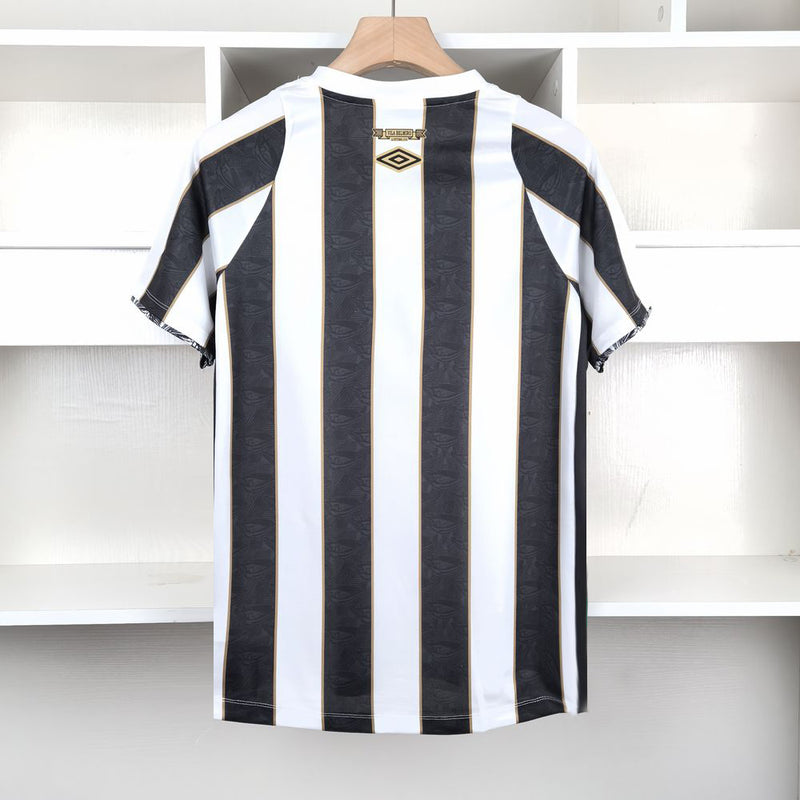 Camisa Santos II 2024 Umbro - Branca e Preta