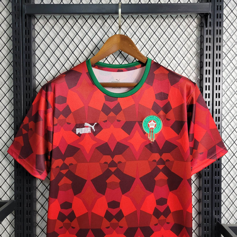 Camisa seleção Marrocos I 23/24 Puma - Vermelho