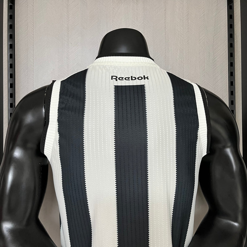 Camisa Botafogo Regata 2024 Rebook - Preta e Branca