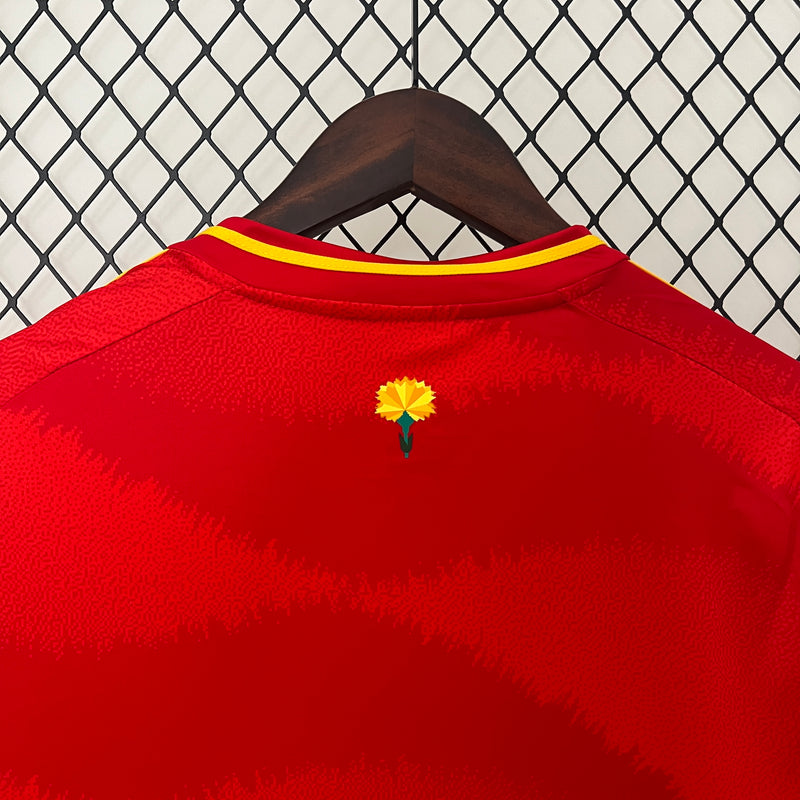 Camisa Seleção Espanha 2024 Adidas - Vermelho