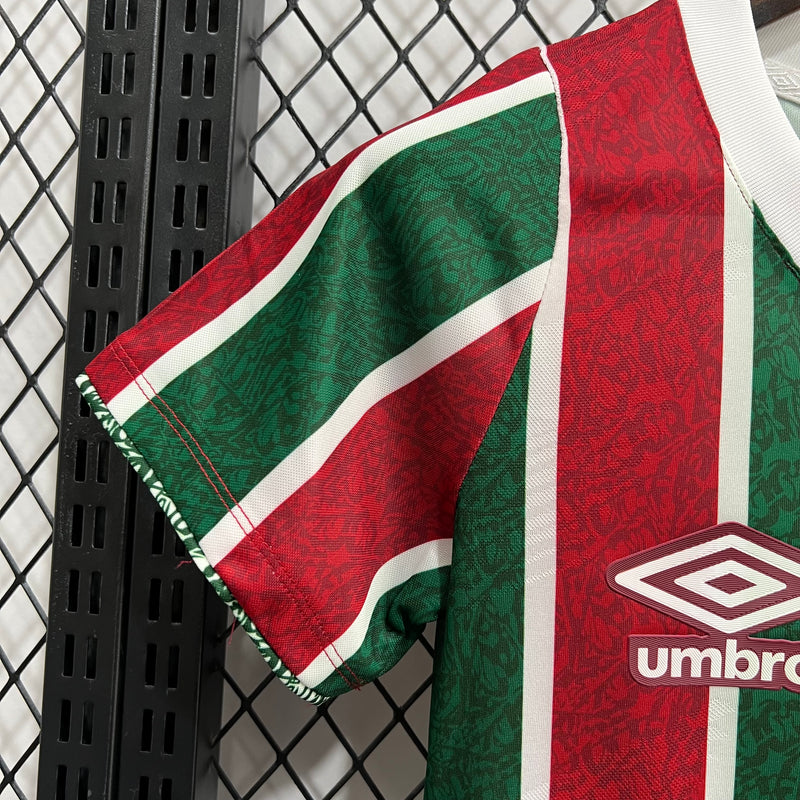 Camisa Fluminense Feminina 2024 Umbro - Tricolor