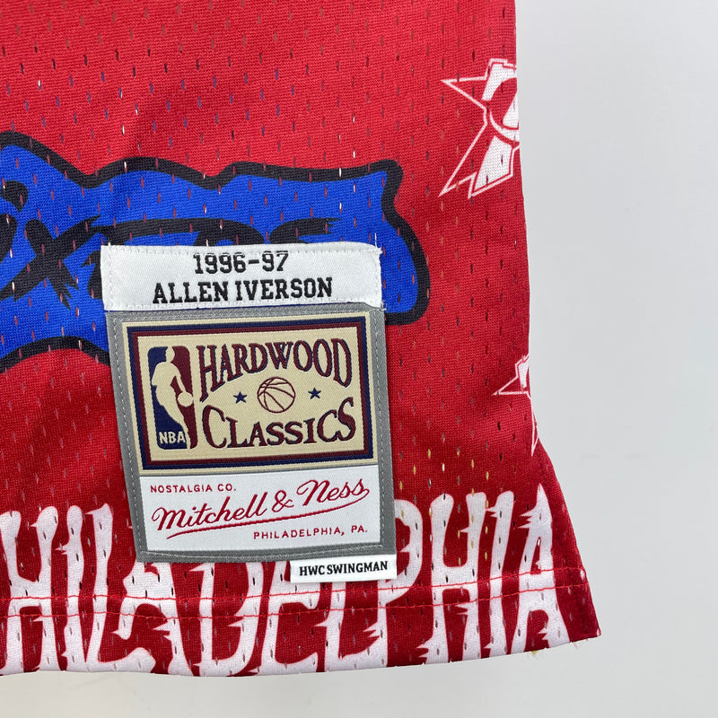 Regata Philadelphia 76ers Edição Limitada 1996/97 Masculina - Vermelha