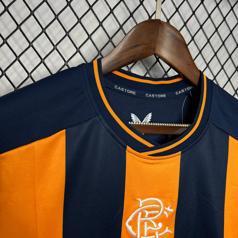 Camisa Rangers 24/25 Castore - Laranja e Azul