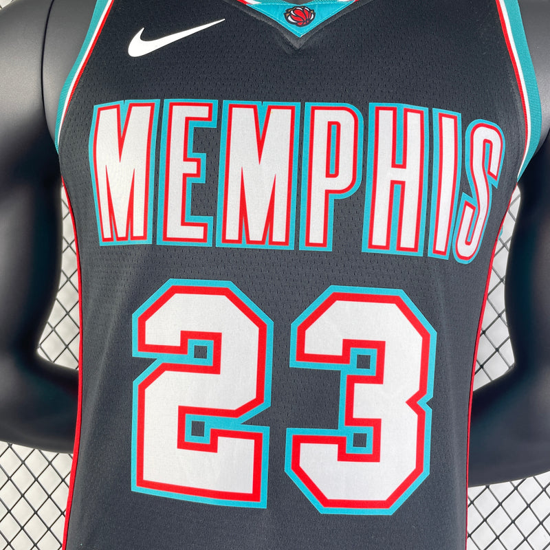 Regata Memphis Grizzlies 2021 Masculina - Preta