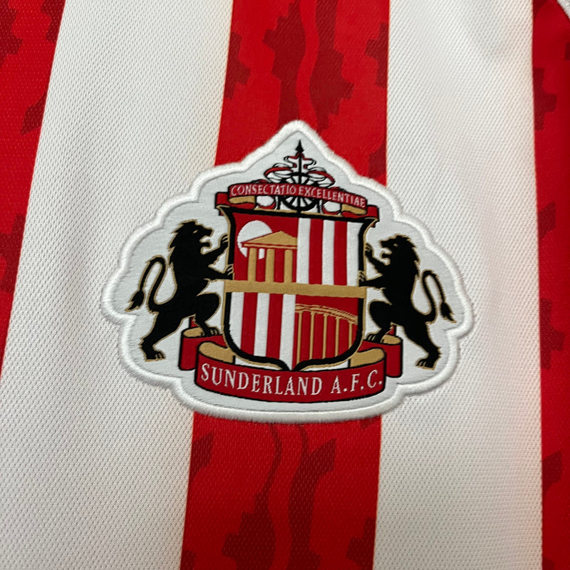 Camisa Sunderland 24/25 Hummel - Branco e Vermelho