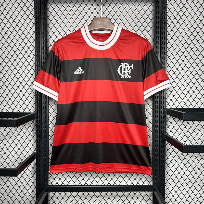 Camisa Flamengo Retrô 2018 Adidas - Rubro Negra