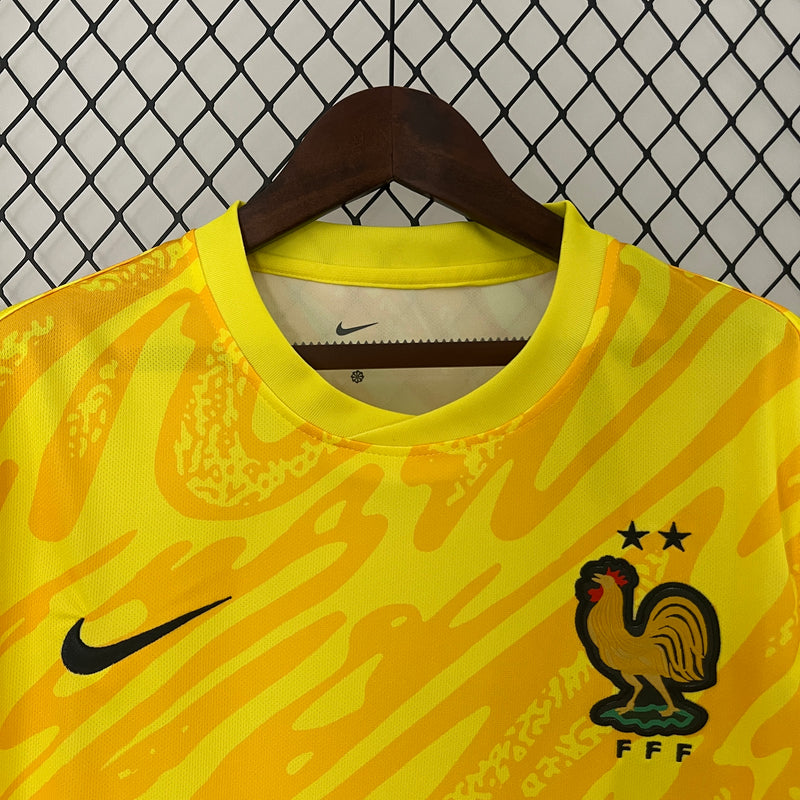 Camisa Seleção França Goleiro 2024 Nike - Amarela