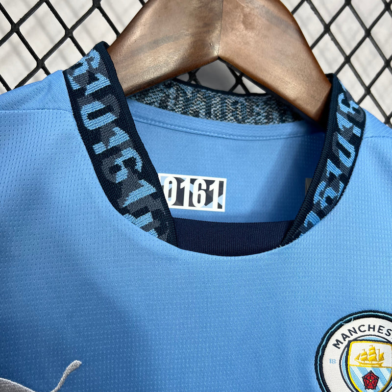 Kit Infantil Manchester City 24/25 Puma - Azul