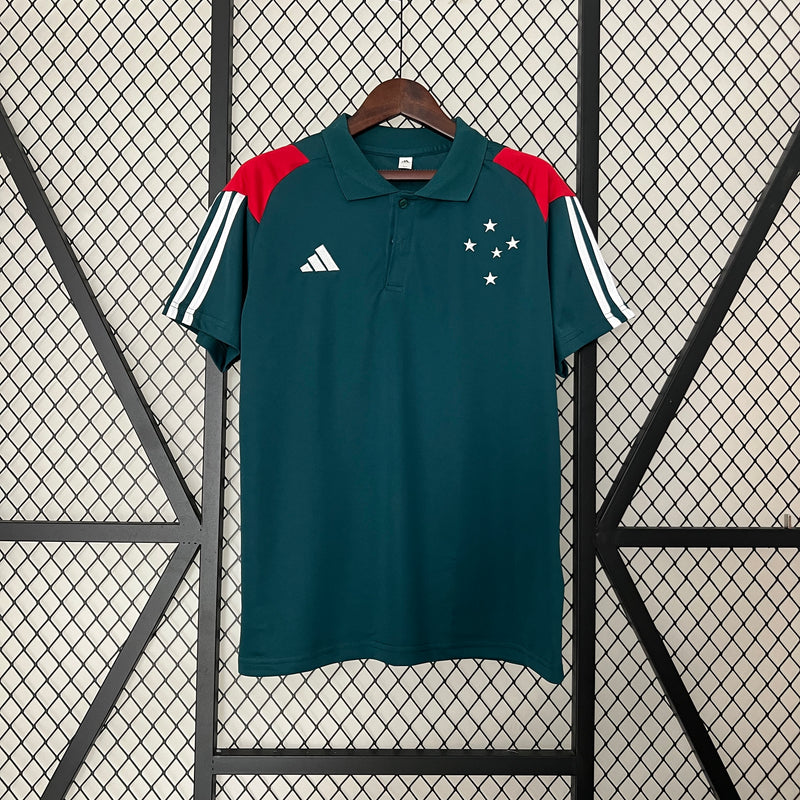 Camisa Cruzeiro Polo 2024 Adidas