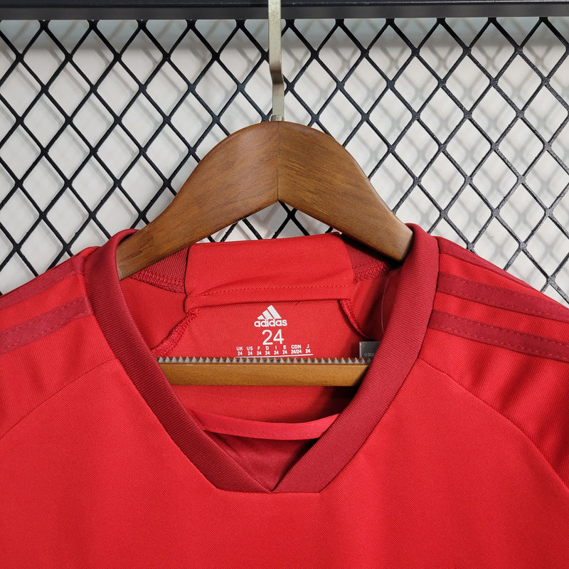 Kit Infantil Internacional I 23/24 Adidas - Vermelho