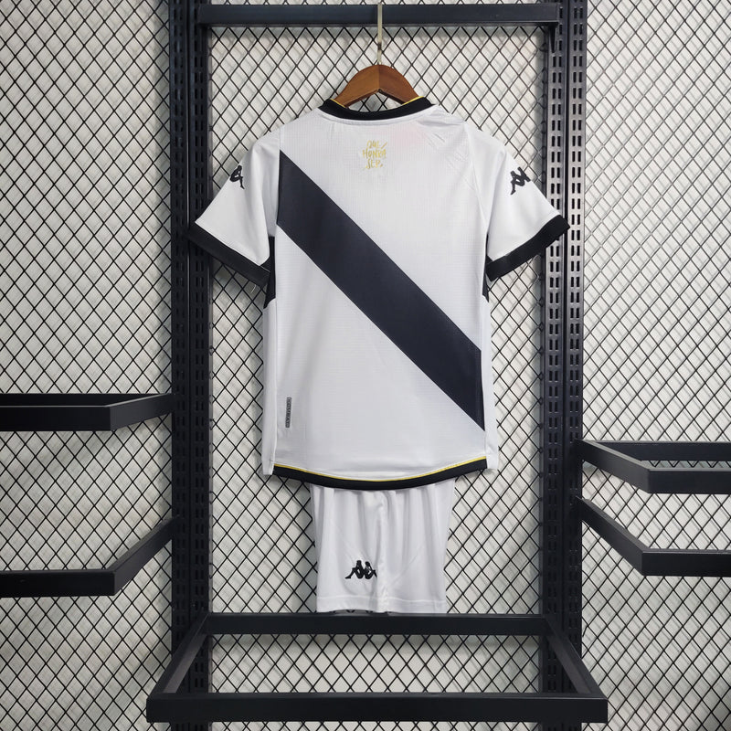 Kit Infantil Vasco da Gama I 23/24 Kappa - Branco