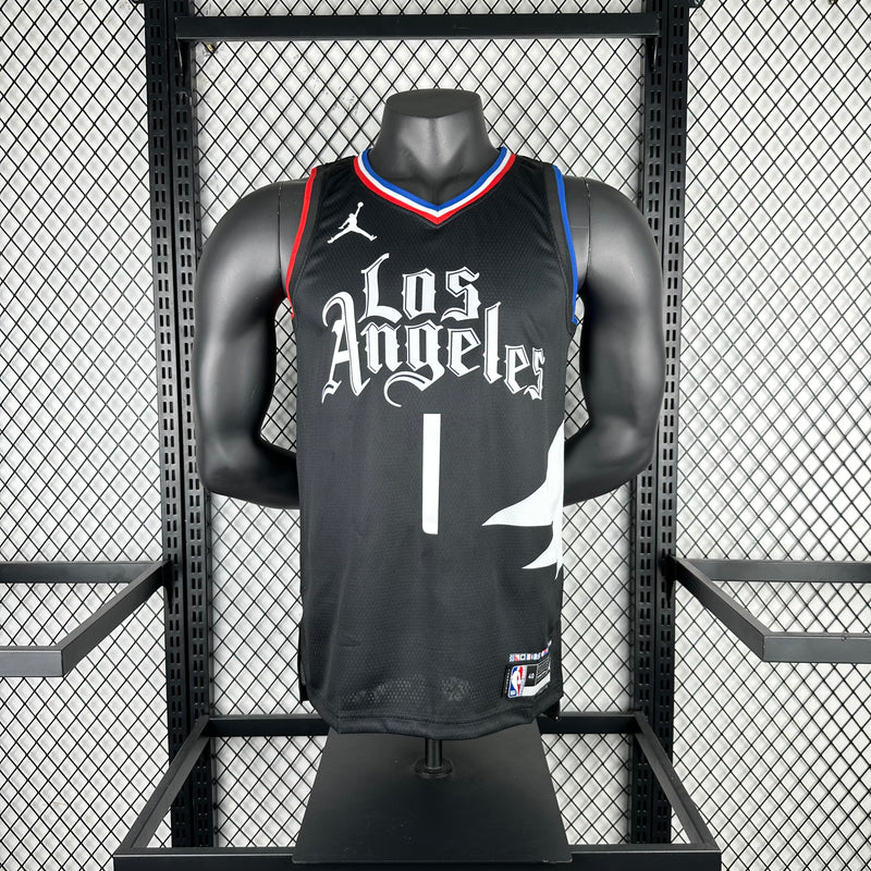 Regata Los Angeles Clippers Masculina - Preta 02