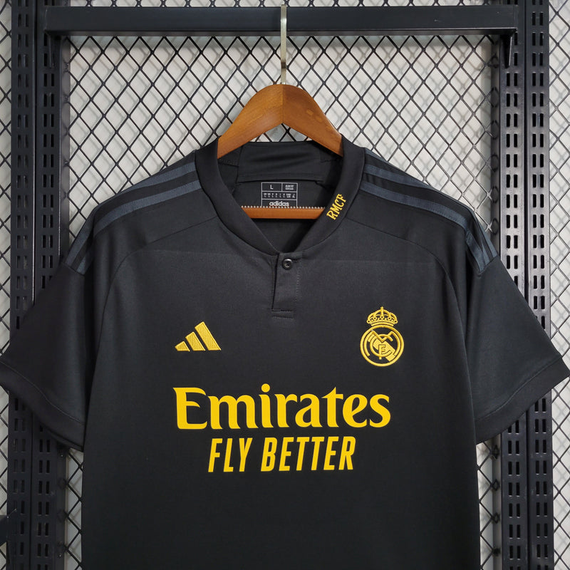 Camisa Real Madri IV 23/24 Adidas - Preto