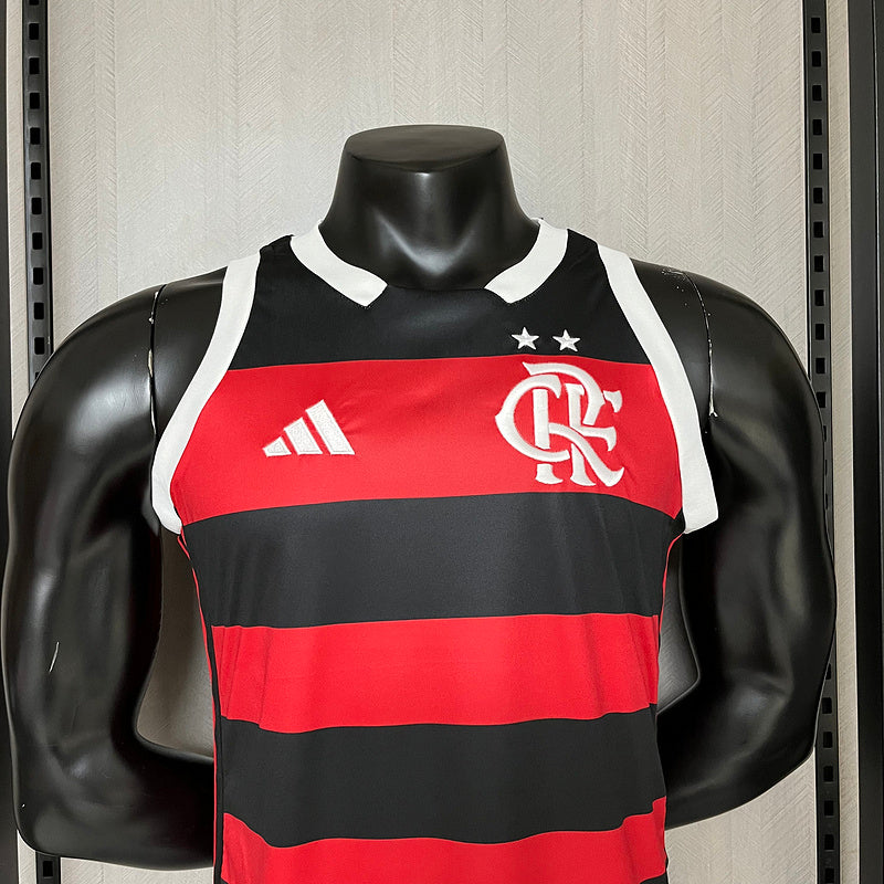 Camisa Flamengo Regata 24/25 Adidas - Rubro Negra