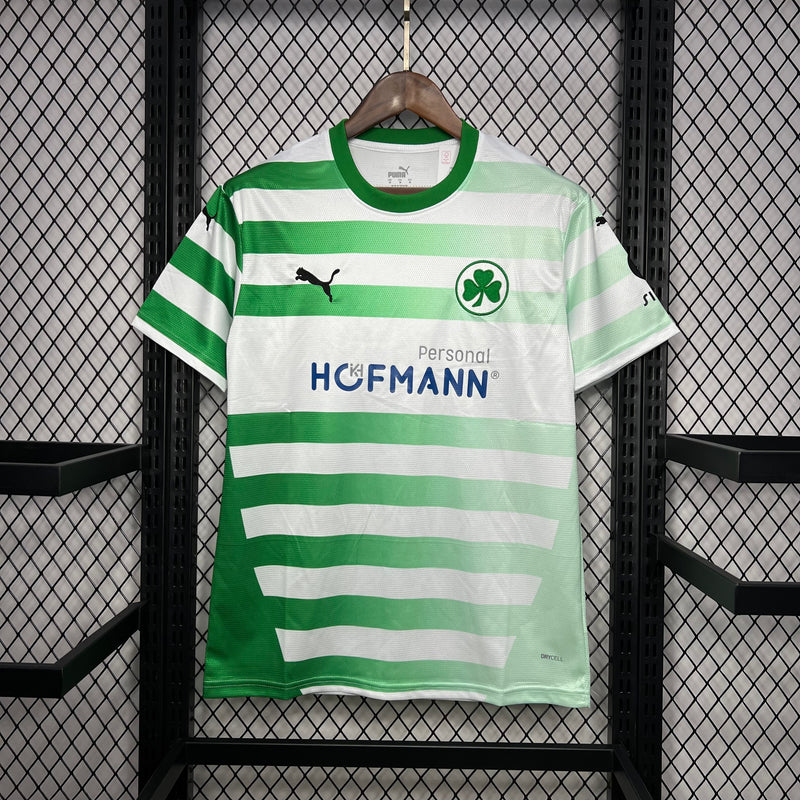 Camisa Greuther Fürth 24/25 Puma - Branca e Verde