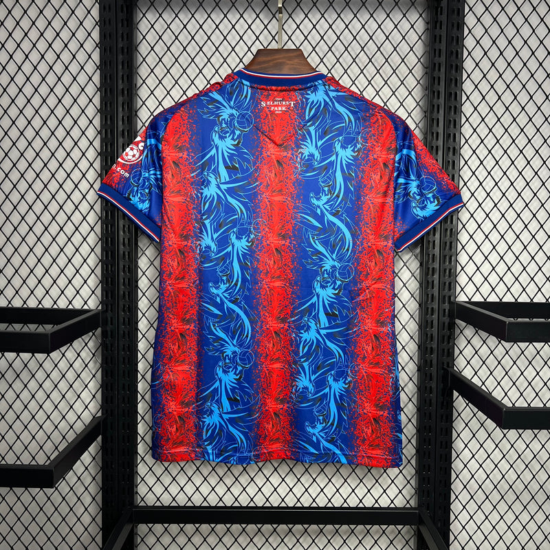 Camisa Crystal Palace 24/25 Macron - Vermelha e Azul