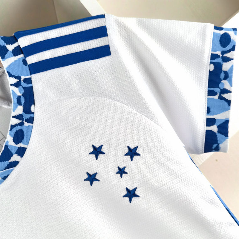 Camisa Cruzeiro Feminina 2024 Adidas - Azul