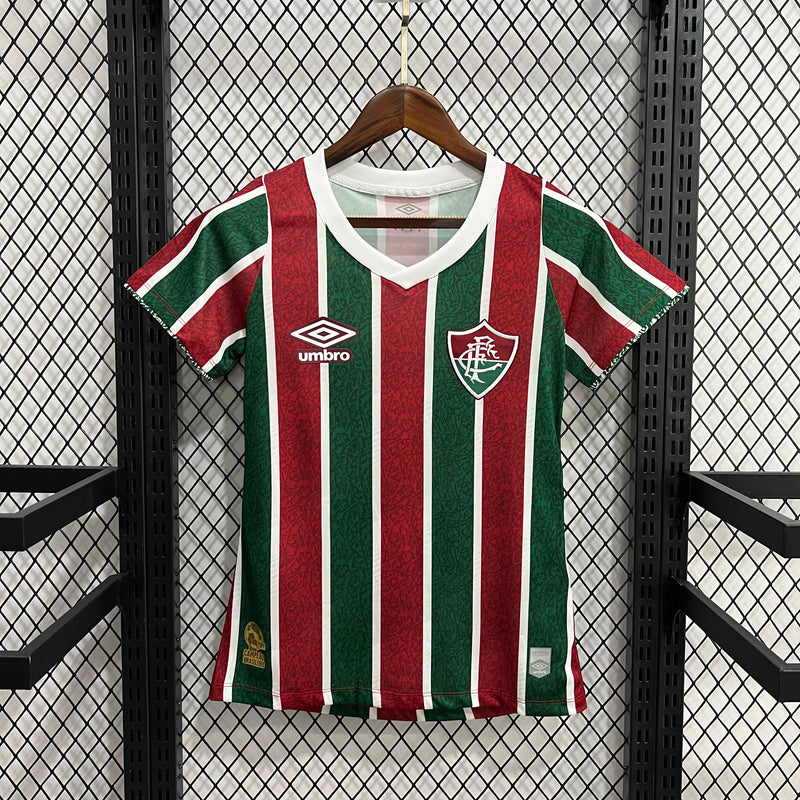 Camisa Fluminense Feminina 2024 Umbro - Tricolor