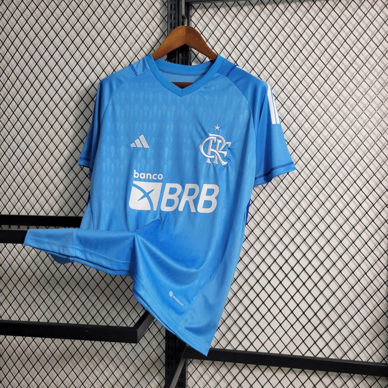 Camisa Flamengo Goleiro I 23/24 Adidas - Azul