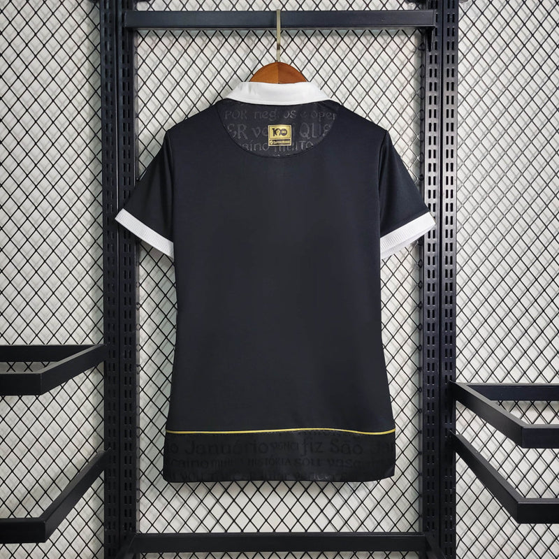 Camisa Negra feminina Vasco III 23/24 Kappa