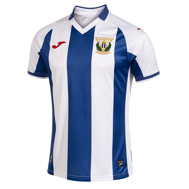 Camisa Leganés I 23/24 Jomar - Branco e Azul