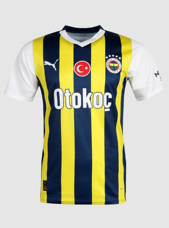 Camisa Fenerbahçe I 23/24 Puma - Amarelo e Branco