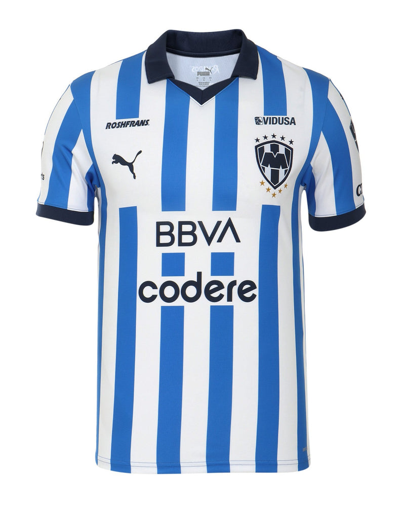 Camisa Monterrey I 23/24 Puma - Branco e Azul