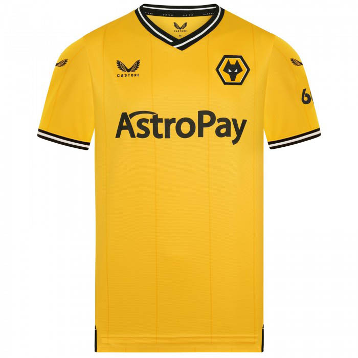 Camisa Wolverhampton I 23/24 Castore - Amarelo