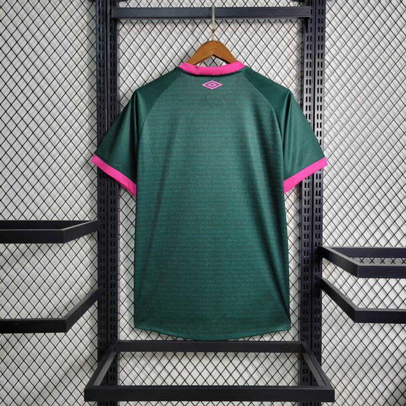 Camisa Fluminense III Cartola 23/24 Umbro - Verde e Rosa