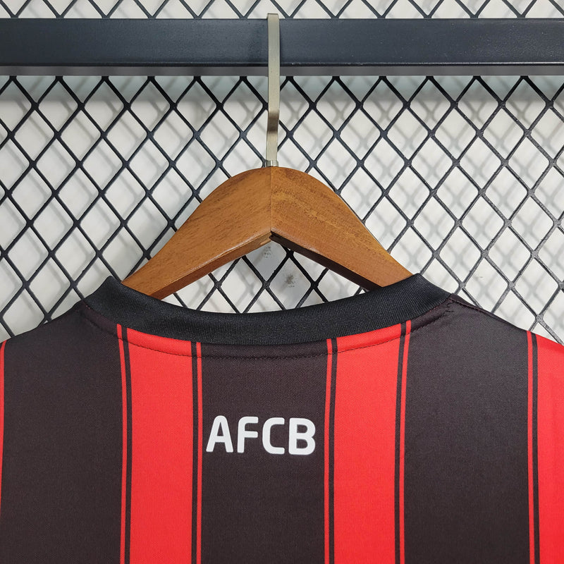 Camisa Bournemouth I 23/24 Umbro - Vermelho e Preto