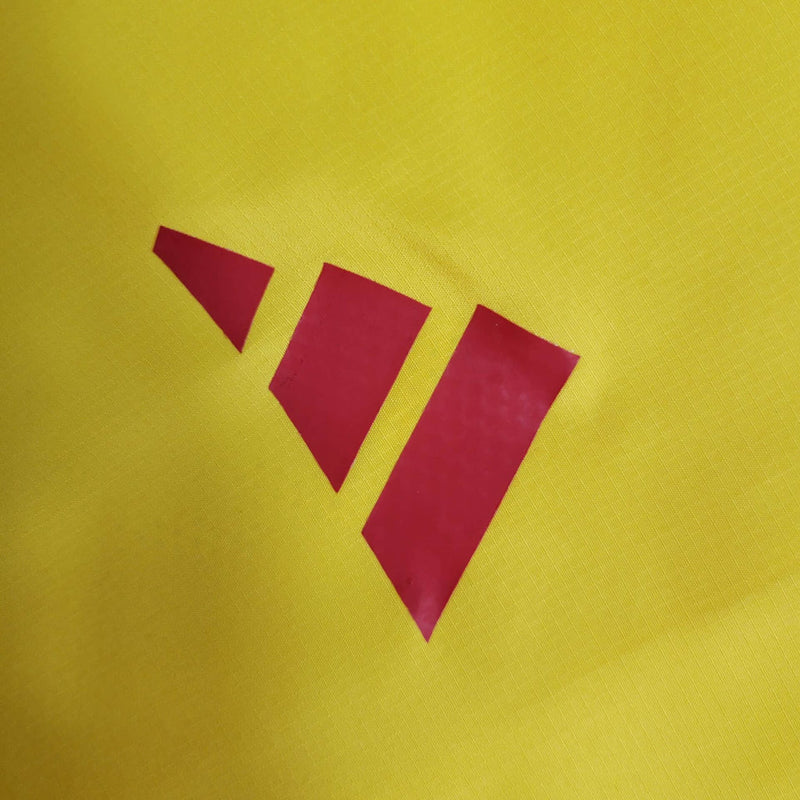 Corta-vento Flamengo 23/24 Adidas - Amarelo