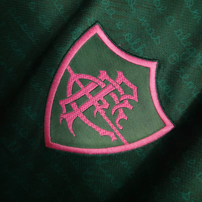 Camisa Fluminense III Cartola 23/24 Umbro - Verde e Rosa