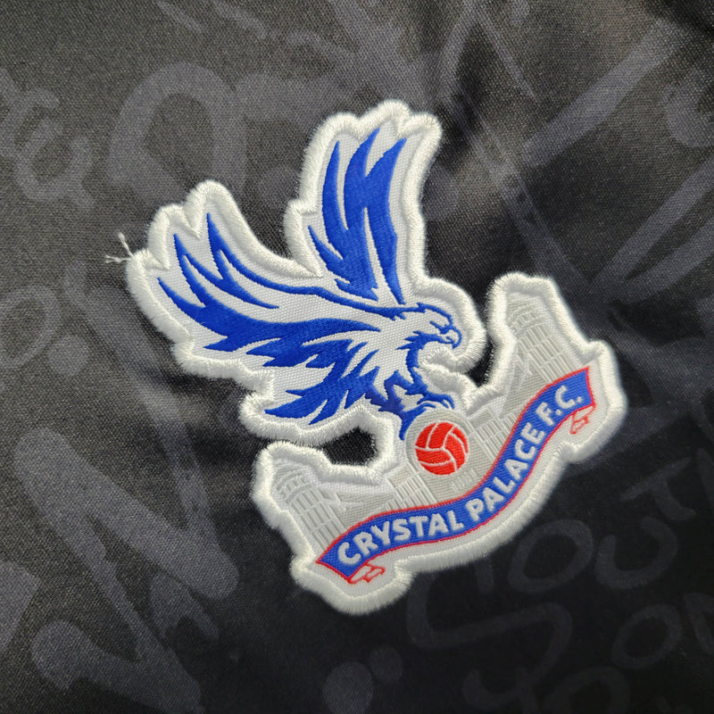 Camisa Crystal Palace III 23/24 Macron - Preto