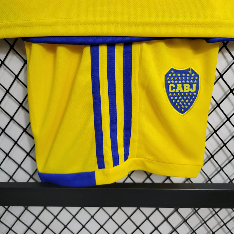 Kit Infantil Boca Juniors II 23/24 Adidas - Amarelo