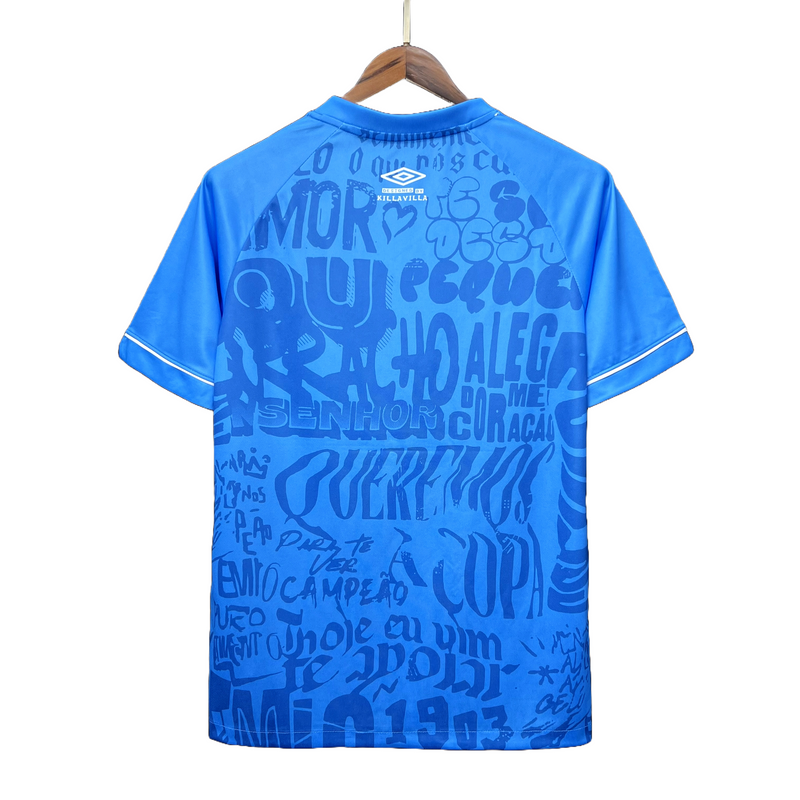 Camisa Grêmio especial de collab com Killa Villa 23/24 Umbro - Azul