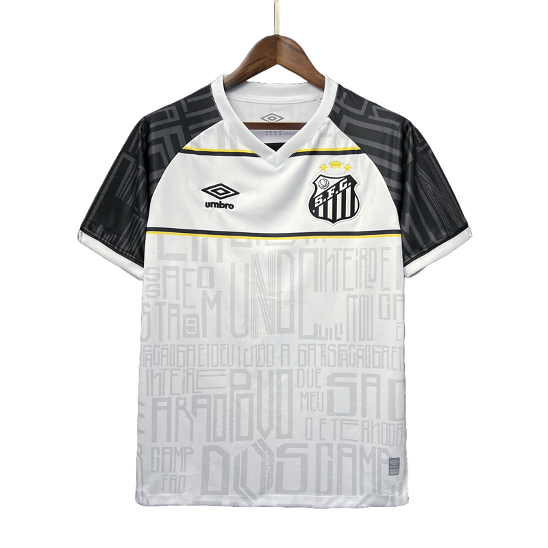 Camisa Santos especial de collab com Killa Villa 23/24 Umbro - Branca