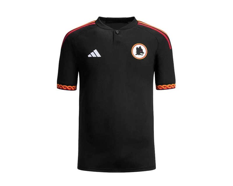 Camisa Roma III 23/24 Adidas - Preto