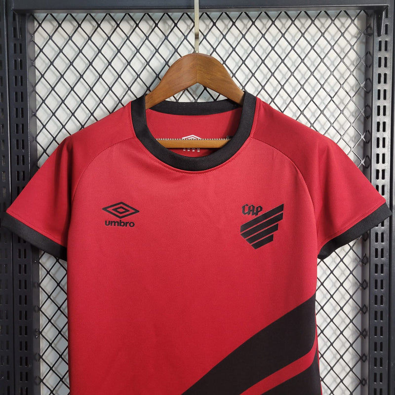 Kit Infantil Atlético Paranaense I 23/24 Umbro - Vermelho