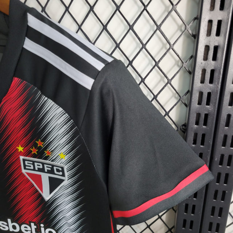 Kit Infantil São Paulo III 23/24 Adidas - Preto