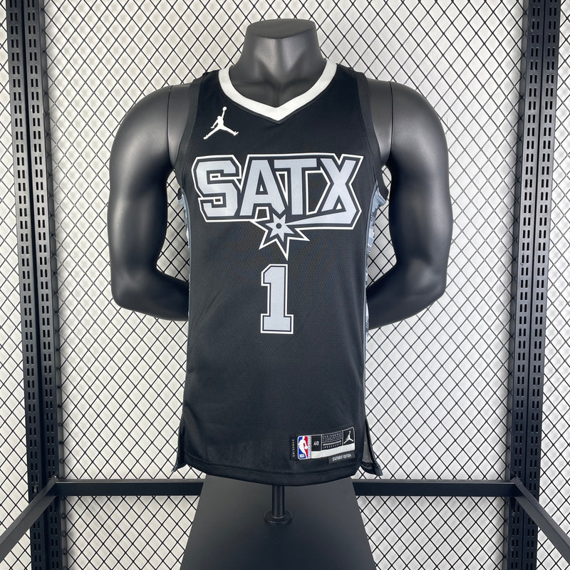 Regata San Antonio Spurs Masculina - Preta