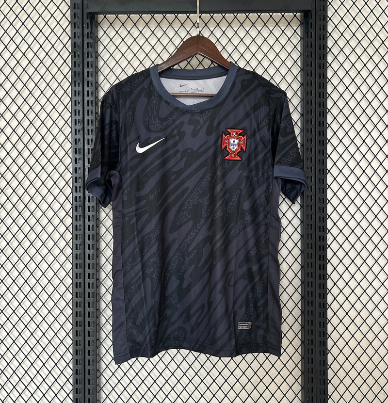 Camisa Seleção Portugal Goleiro 2024 Nike - Preto