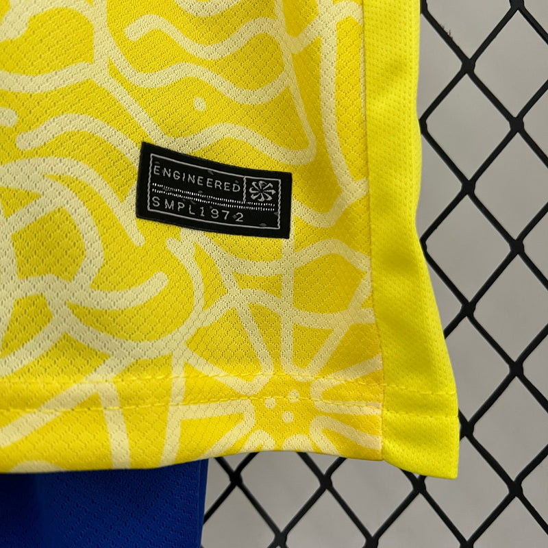 Kit Infantil Seleção Brasil 2024 Nike - Amarelo