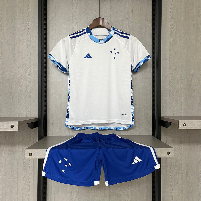 Kit Infantil Cruzeiro 2024 Adidas - Branca