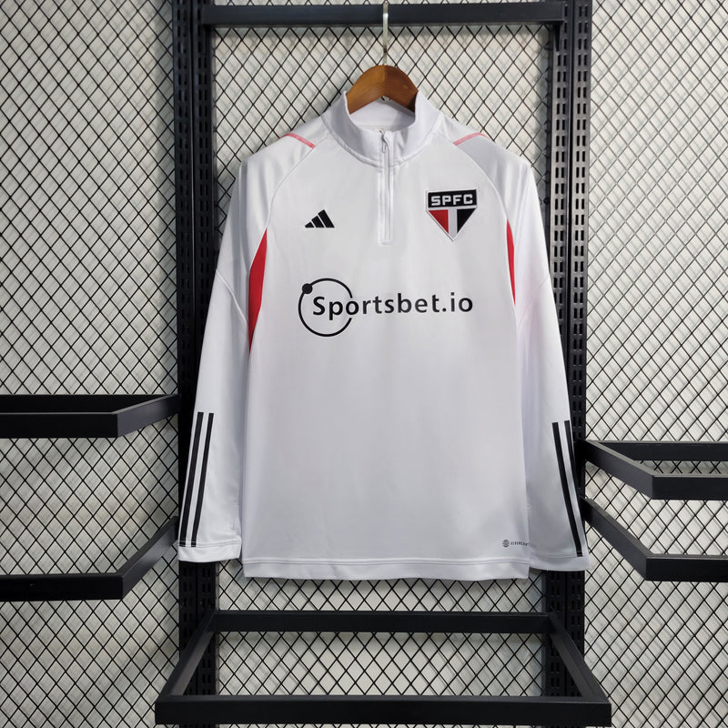 Moletom do São Paulo 2023/24 Branco - Adidas