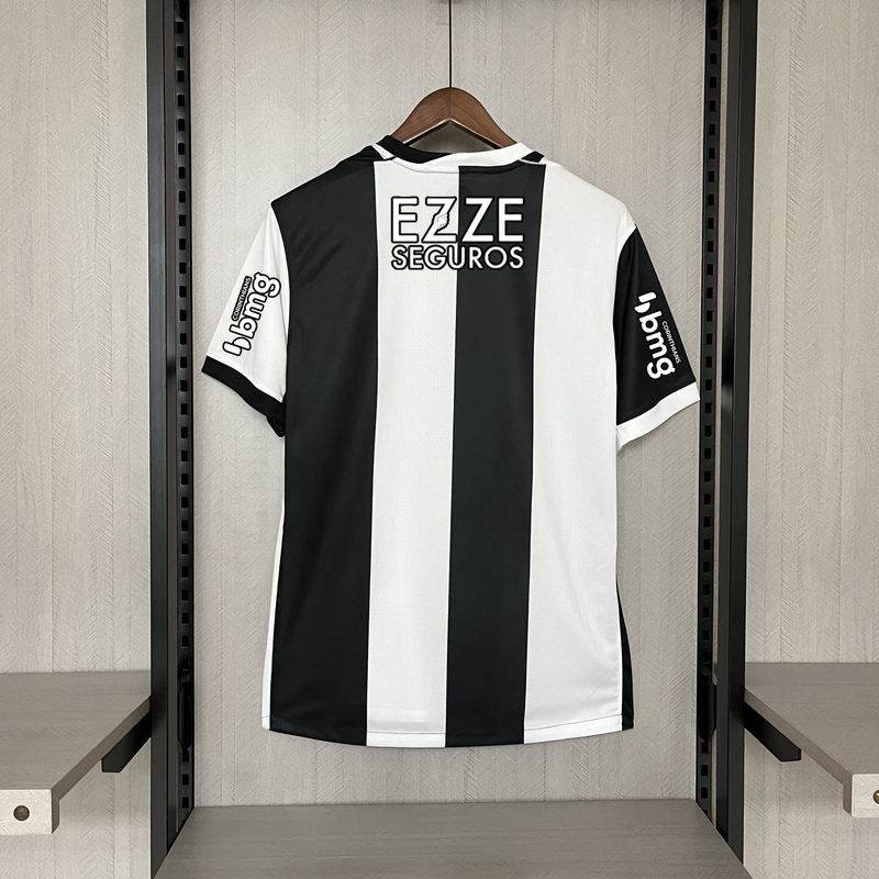 Camisa Corinthians [Com Patrocínio] 2024 Nike - Branca e Preta