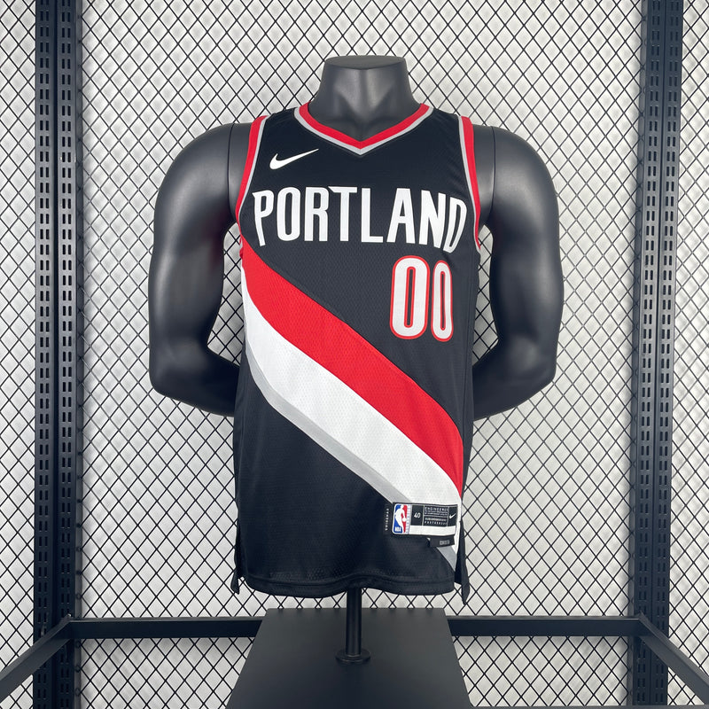 Regata Portland Trail Blazers Masculina - Preta